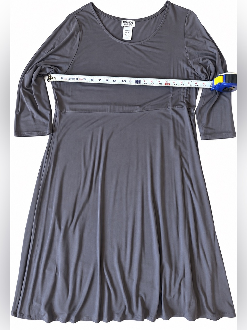 Monroe & Main Dress and Duster 2-Piece Set Grey XL NWOT - Picture 5 of 8
